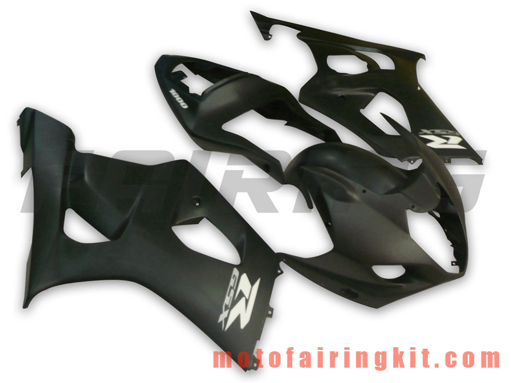 Fairing Kits Fit for GSXR1000 K3 2003 2004 GSXR 1000 GSX R1000 K3 03 04 Plastic ABS Injection Mold Complete Motorcycle Body Aftermarket Bodywork Frame (Black) B034