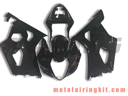 Fairing Kits Fit for GSXR1000 K3 2003 2004 GSXR 1000 GSX R1000 K3 03 04 Plastic ABS Injection Mold Complete Motorcycle Body Aftermarket Bodywork Frame (Black) B059