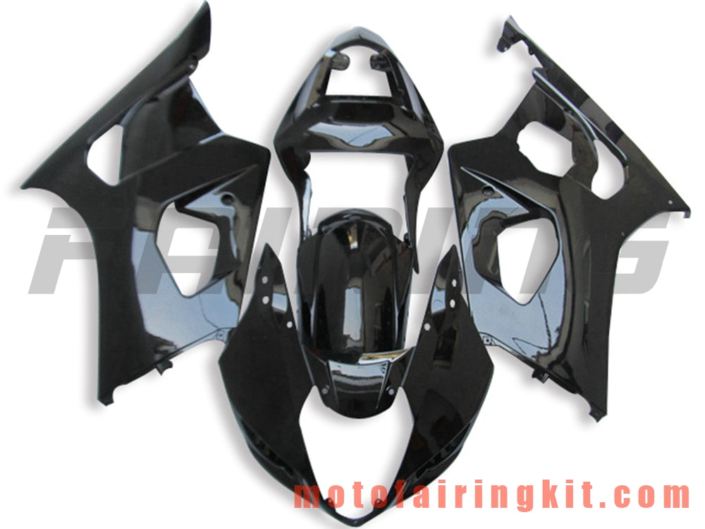 Fairing Kits Fit for GSXR1000 K3 2003 2004 GSXR 1000 GSX R1000 K3 03 04 Plastic ABS Injection Mold Complete Motorcycle Body Aftermarket Bodywork Frame (Black) B061