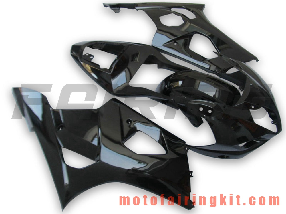 Fairing Kits Fit for GSXR1000 K3 2003 2004 GSXR 1000 GSX R1000 K3 03 04 Plastic ABS Injection Mold Complete Motorcycle Body Aftermarket Bodywork Frame (Black) B061