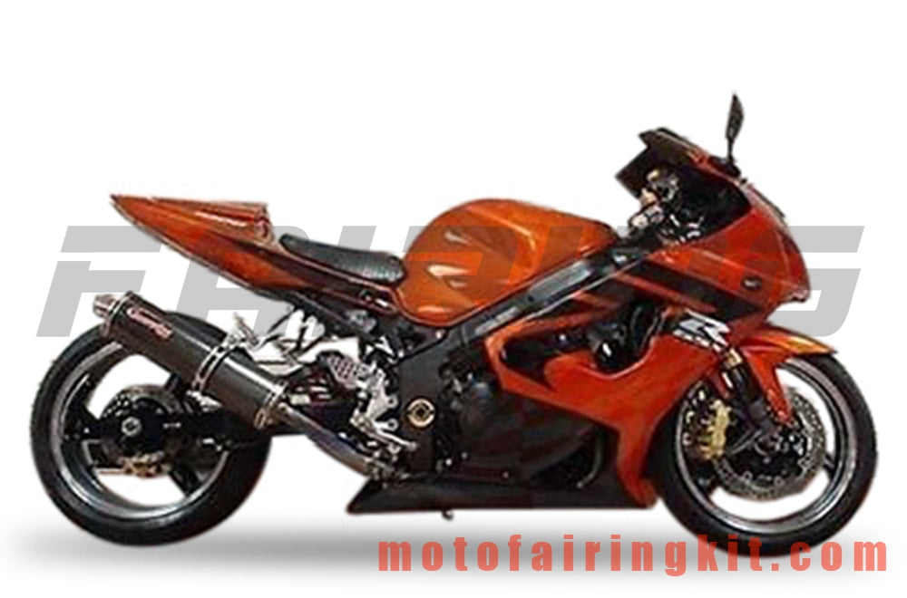 Kits de carenado aptos para GSXR1000 K3 2003 2004 GSXR 1000 GSX R1000 K3 03 04 Molde de inyección de plástico ABS Carrocería completa para motocicleta Marco de carrocería de posventa (dorado y negro) B082