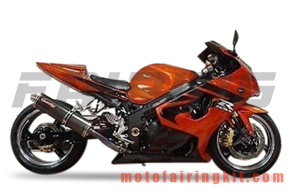 Kits de carenado aptos para GSXR1000 K3 2003 2004 GSXR 1000 GSX R1000 K3 03 04 Molde de inyección de plástico ABS Carrocería completa para motocicleta Marco de carrocería de posventa (dorado y negro) B087