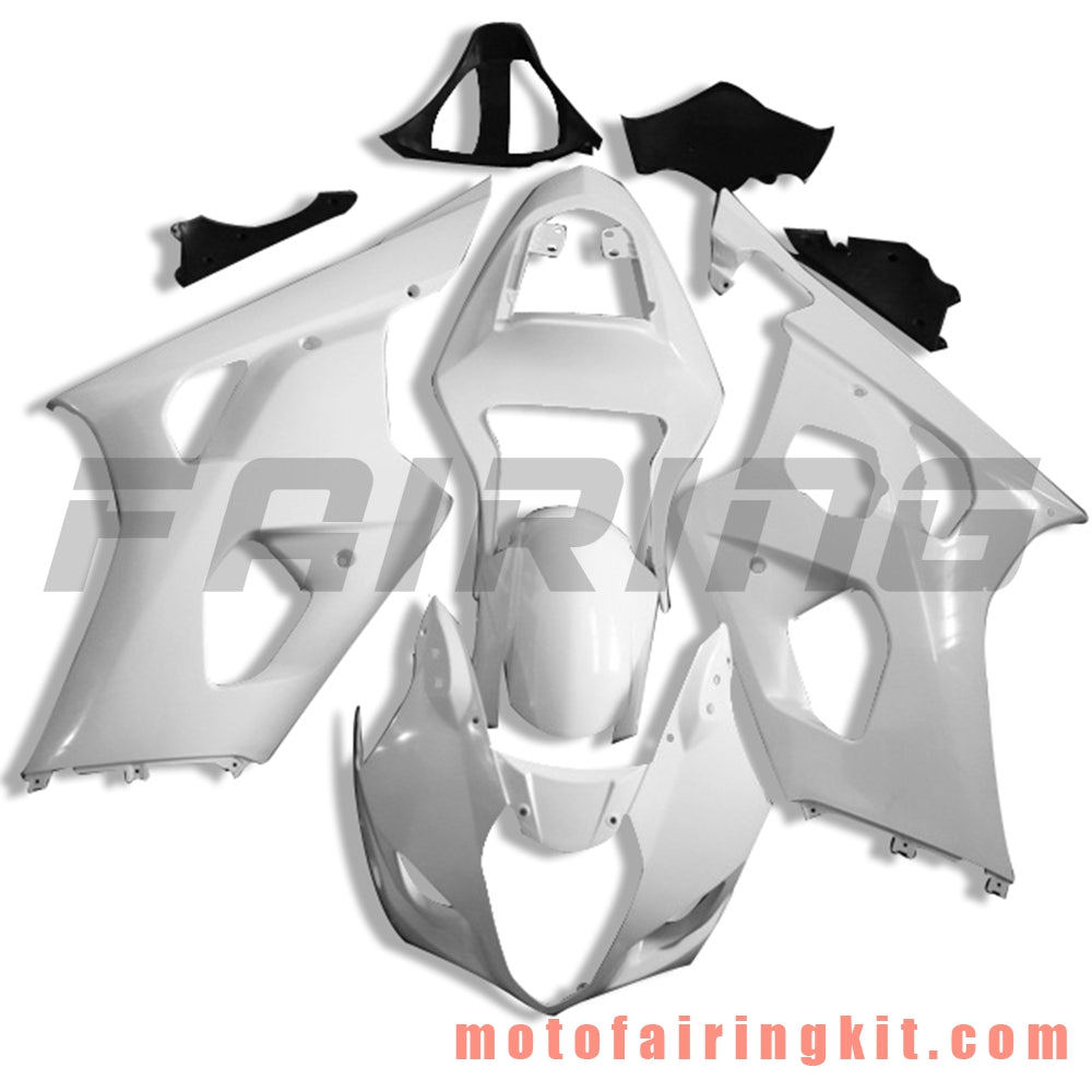 Fairing Kits Fit for GSXR1000 K3 2003 2004 GSXR 1000 GSX R1000 K3 03 04 Plastic ABS Injection Mold Complete Motorcycle Body Aftermarket Bodywork Frame (Unpainted) BBB1