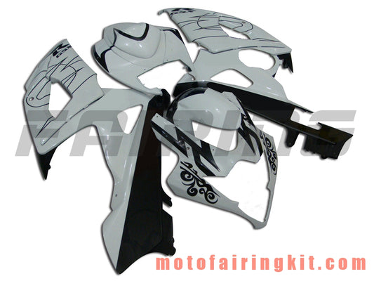 Fairing Kits Fit for GSXR1000 K5 2005 2006 GSXR 1000 GSX R1000 K5 05 06 Plastic ABS Injection Mold Complete Motorcycle Body Aftermarket Bodywork Frame (White & Black) B004