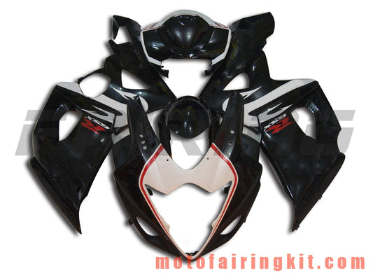 Kits de carenado aptos para GSXR1000 K5 2005 2006 GSXR 1000 GSX R1000 K5 05 06 Molde de inyección de plástico ABS Carrocería completa para motocicleta Marco de carrocería de posventa (blanco y negro) B028