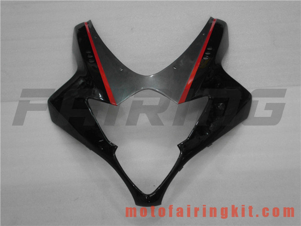 Kits de carenado aptos para GSXR1000 K5 2005 2006 GSXR 1000 GSX R1000 K5 05 06 Molde de inyección de plástico ABS Carrocería completa para motocicleta Marco de carrocería de posventa (plata y negro) B034