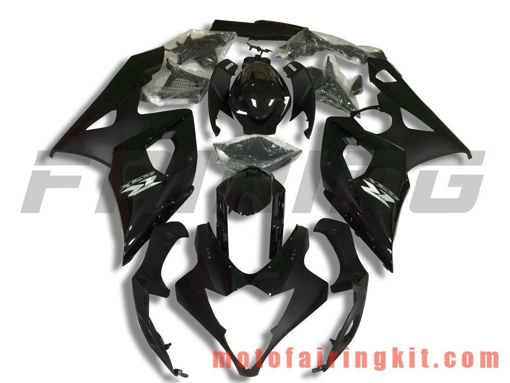 Fairing Kits Fit for GSXR1000 K5 2005 2006 GSXR 1000 GSX R1000 K5 05 06 Plastic ABS Injection Mold Complete Motorcycle Body Aftermarket Bodywork Frame (Black) B060