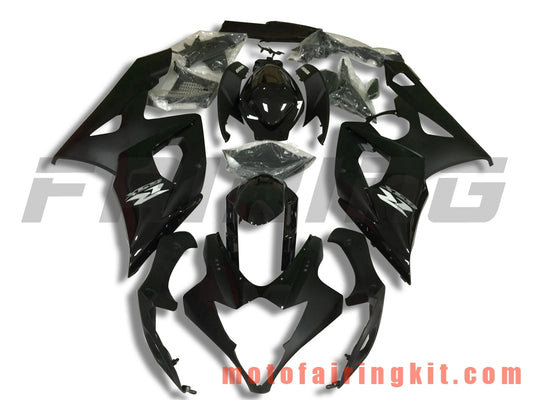 Fairing Kits Fit for GSXR1000 K5 2005 2006 GSXR 1000 GSX R1000 K5 05 06 Plastic ABS Injection Mold Complete Motorcycle Body Aftermarket Bodywork Frame (Black) B060