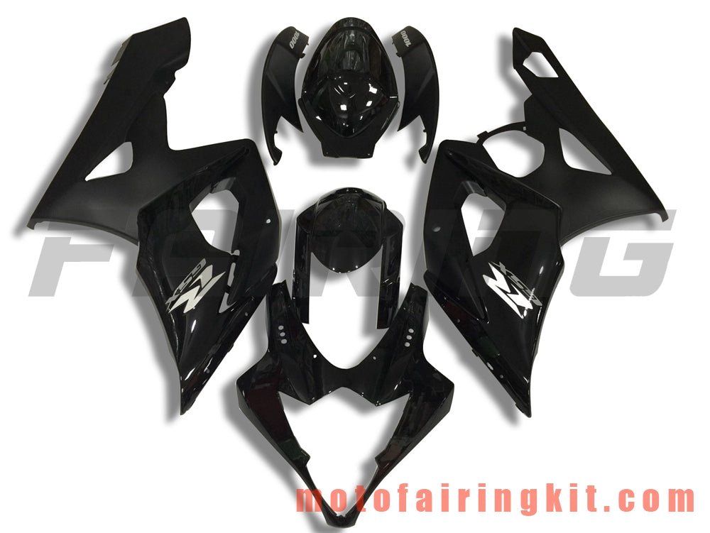 Fairing Kits Fit for GSXR1000 K5 2005 2006 GSXR 1000 GSX R1000 K5 05 06 Plastic ABS Injection Mold Complete Motorcycle Body Aftermarket Bodywork Frame (Black) B063