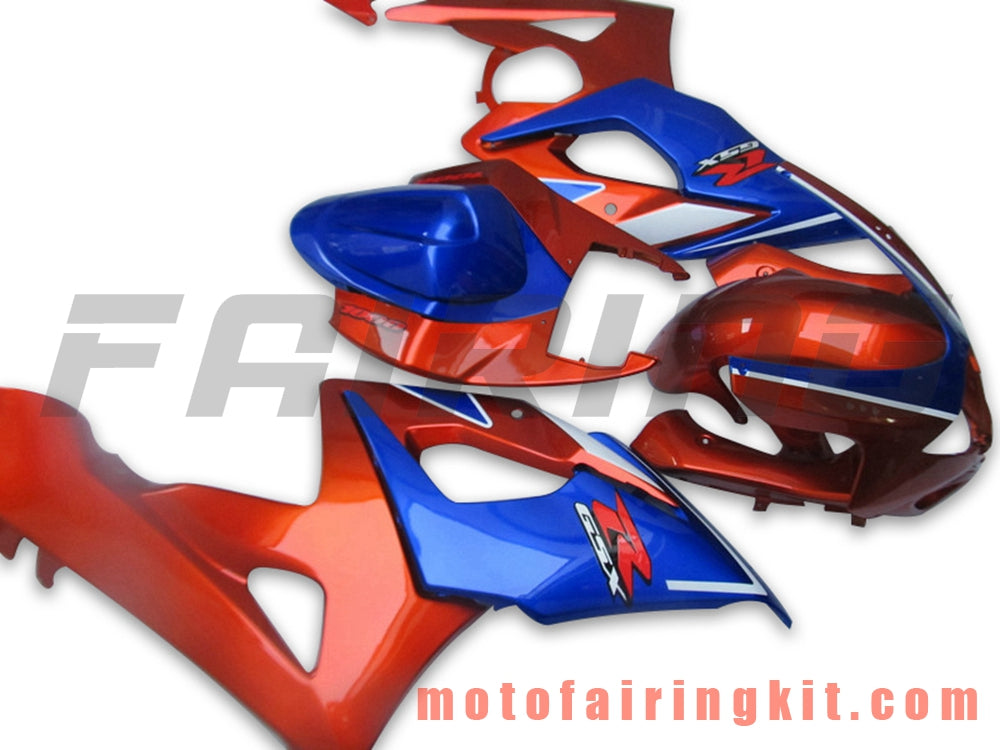 Fairing Kits Fit for GSXR1000 K5 2005 2006 GSXR 1000 GSX R1000 K5 05 06 Plastic ABS Injection Mold Complete Motorcycle Body Aftermarket Bodywork Frame (Orange & Blue) B077