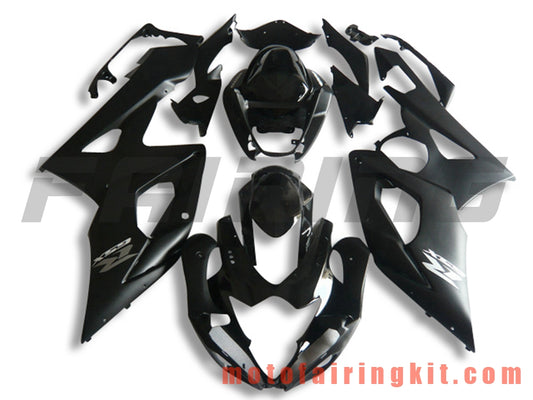 Fairing Kits Fit for GSXR1000 K5 2005 2006 GSXR 1000 GSX R1000 K5 05 06 Plastic ABS Injection Mold Complete Motorcycle Body Aftermarket Bodywork Frame (Black) B079