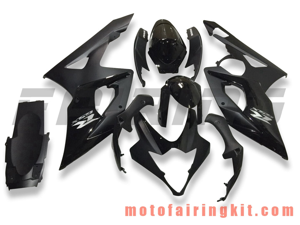 Fairing Kits Fit for GSXR1000 K5 2005 2006 GSXR 1000 GSX R1000 K5 05 06 Plastic ABS Injection Mold Complete Motorcycle Body Aftermarket Bodywork Frame (Black) B092