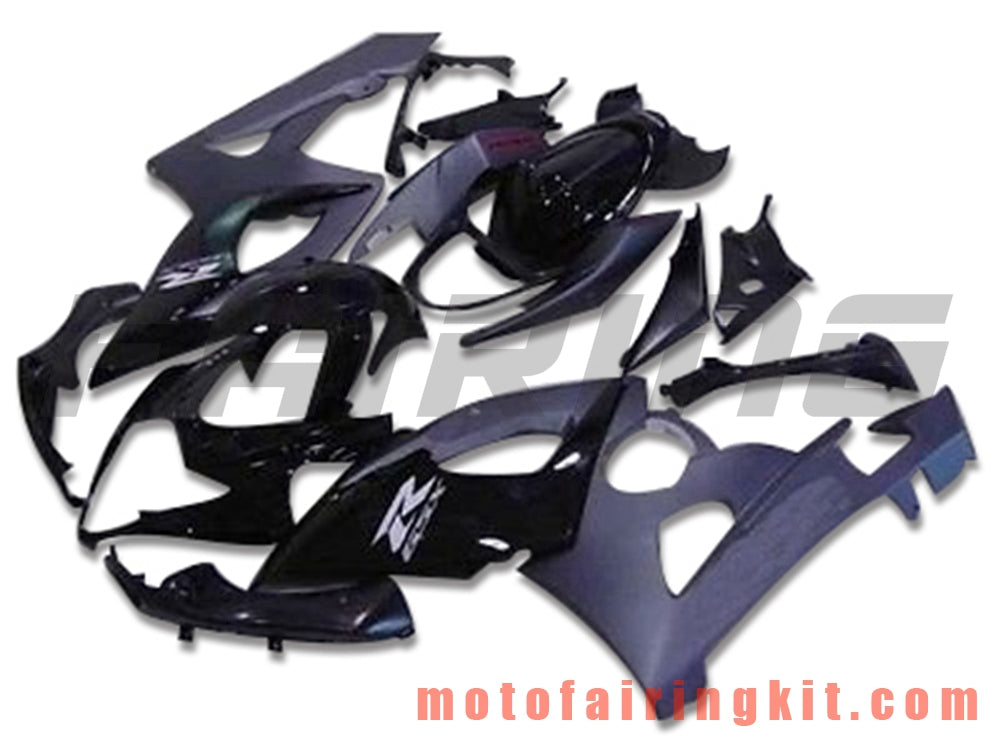 Fairing Kits Fit for GSXR1000 K5 2005 2006 GSXR 1000 GSX R1000 K5 05 06 Plastic ABS Injection Mold Complete Motorcycle Body Aftermarket Bodywork Frame (Black) B097