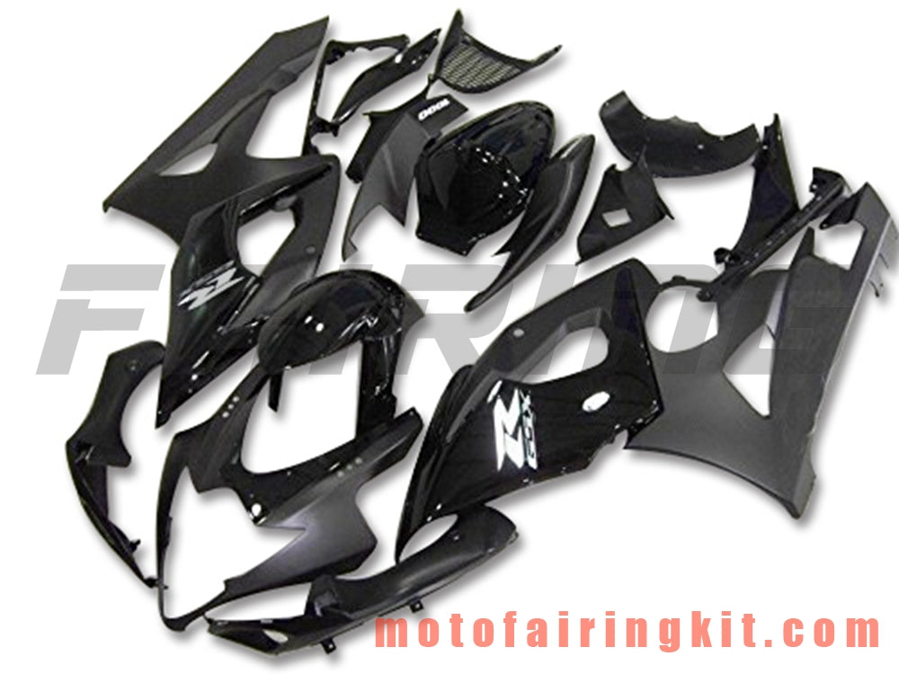 Fairing Kits Fit for GSXR1000 K5 2005 2006 GSXR 1000 GSX R1000 K5 05 06 Plastic ABS Injection Mold Complete Motorcycle Body Aftermarket Bodywork Frame (Black) B098