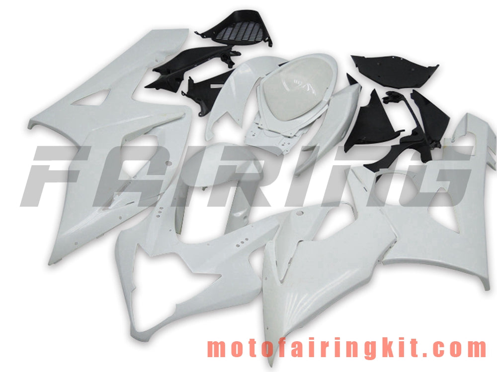 Fairing Kits Fit for GSXR1000 K5 2005 2006 GSXR 1000 GSX R1000 K5 05 06 Plastic ABS Injection Mold Complete Motorcycle Body Aftermarket Bodywork Frame (Unpainted) BBB1