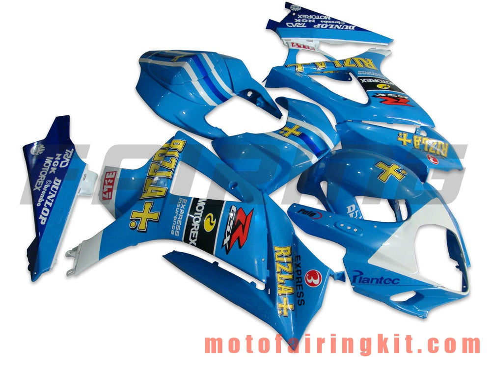 フェアリングキット GSXR1000 K7 2007 2008 GSXR 1000 GSX R1000 K7 07 08 プラスチック ABS 射出成型 完全なオートバイボディ アフターマーケットボディワークフレーム (ブルー) B025