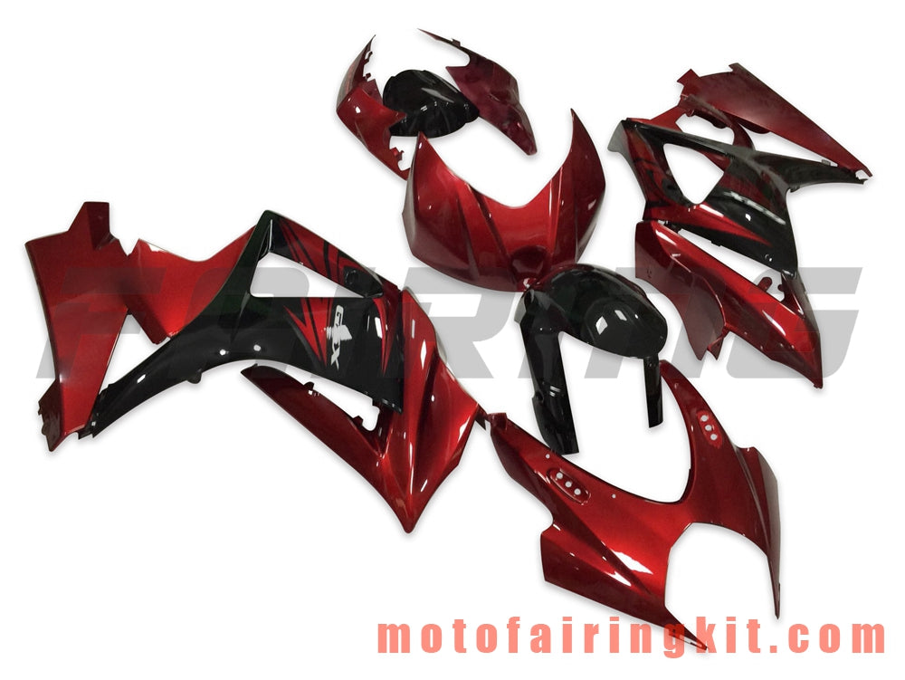 Fairing Kits Fit for GSXR1000 K7 2007 2008 GSXR 1000 GSX R1000 K7 07 08 Plastic ABS Injection Mold Complete Motorcycle Body Aftermarket Bodywork Frame (Orange & Black) B065