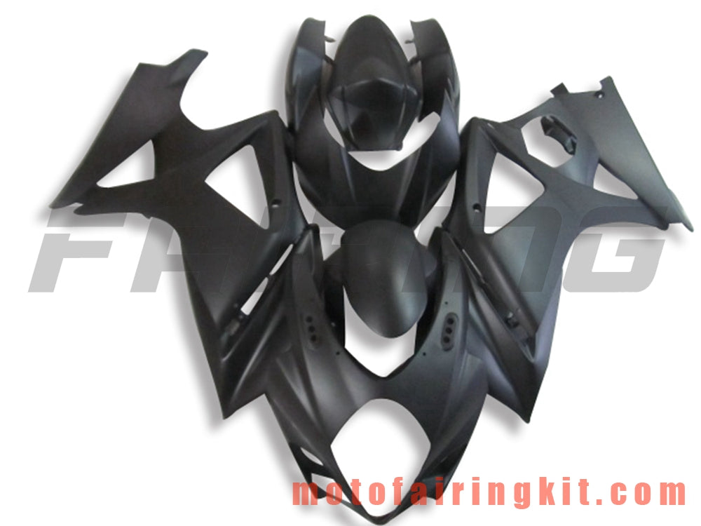 Fairing Kits Fit for GSXR1000 K7 2007 2008 GSXR 1000 GSX R1000 K7 07 08 Plastic ABS Injection Mold Complete Motorcycle Body Aftermarket Bodywork Frame (Black) B070