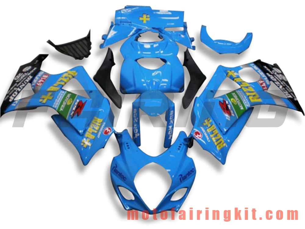 Kits de carenado aptos para GSXR1000 K7 2007 2008 GSXR 1000 GSX R1000 K7 07 08 Molde de inyección de plástico ABS Carrocería completa para motocicleta Marco de carrocería de posventa (azul) B077