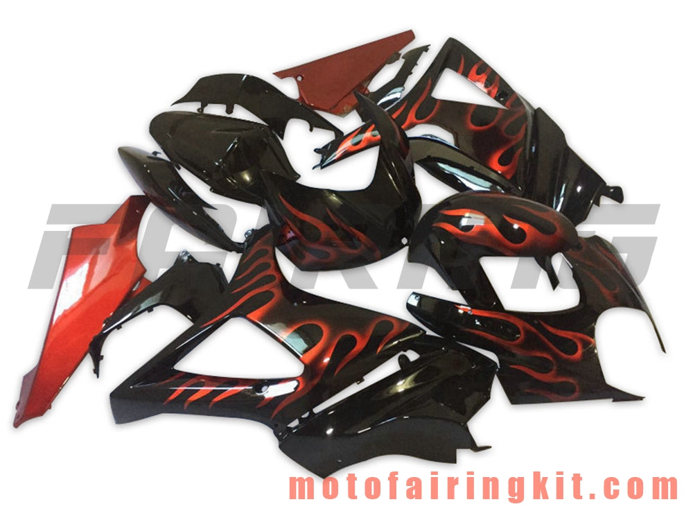 Kits de carenado aptos para GSXR1000 K7 2007 2008 GSXR 1000 GSX R1000 K7 07 08 Molde de inyección de plástico ABS Carrocería completa para motocicleta Marco de carrocería de posventa (naranja y negro) B083