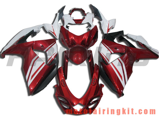 Fairing Kits Fit for GSXR1000 K9 2009 2010 2011 2012 2013 2014 2015 2016 Plastic ABS Injection Mold Complete Motorcycle Body Aftermarket Bodywork Frame (Red & White) B014