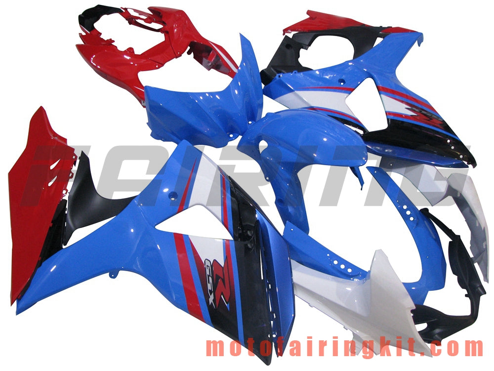 Fairing Kits Fit for GSXR1000 K9 2009 2010 2011 2012 2013 2014 2015 2016 Plastic ABS Injection Mold Complete Motorcycle Body Aftermarket Bodywork Frame (Blue & Red) B016