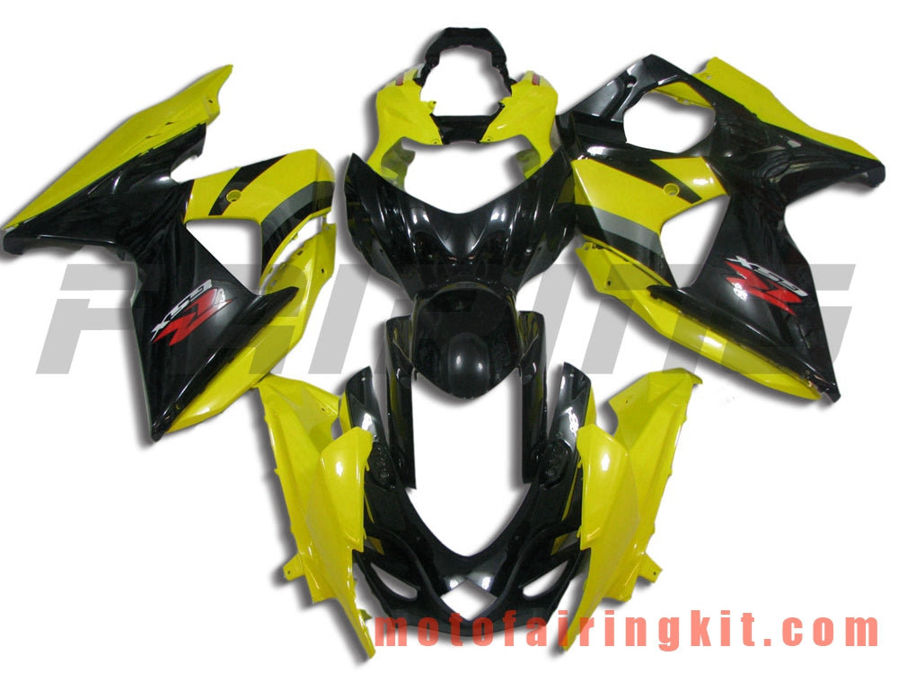 Fairing Kits Fit for GSXR1000 K9 2009 2010 2011 2012 2013 2014 2015 2016 Plastic ABS Injection Mold Complete Motorcycle Body Aftermarket Bodywork Frame (Yellow & Black) B019