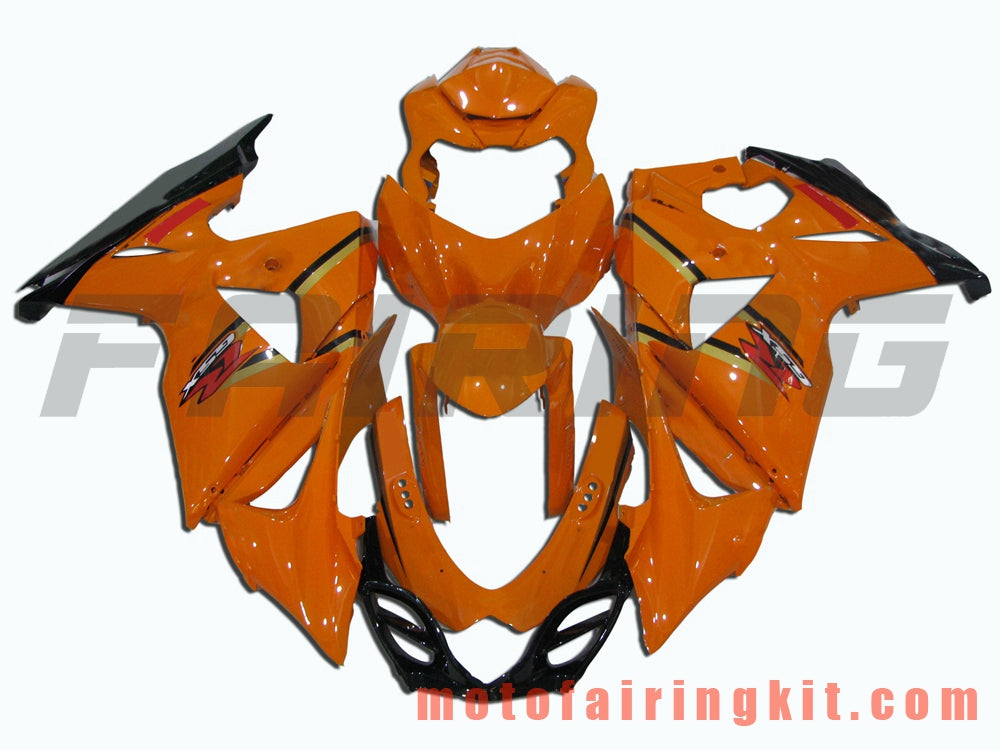 Fairing Kits Fit for GSXR1000 K9 2009 2010 2011 2012 2013 2014 2015 2016 Plastic ABS Injection Mold Complete Motorcycle Body Aftermarket Bodywork Frame (Orange & Black) B026