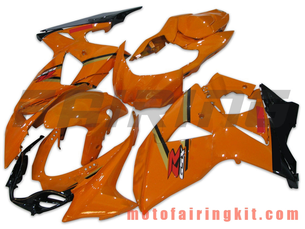 Kits de carenado aptos para GSXR1000 K9 2009 2010 2011 2012 2013 2014 2015 2016 Molde de inyección de plástico ABS Carrocería completa para motocicleta Marco de carrocería de posventa (naranja y negro) B026