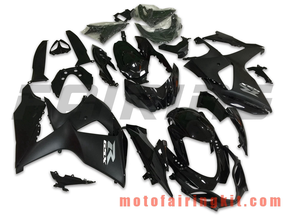 Kits de carenado aptos para GSXR1000 K9 2009 2010 2011 2012 2013 2014 2015 2016 Molde de inyección de plástico ABS Carrocería completa para motocicleta Marco de carrocería de posventa (negro) B036