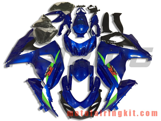 Fairing Kits Fit for GSXR1000 K9 2009 2010 2011 2012 2013 2014 2015 2016 Plastic ABS Injection Mold Complete Motorcycle Body Aftermarket Bodywork Frame (Blue) B037