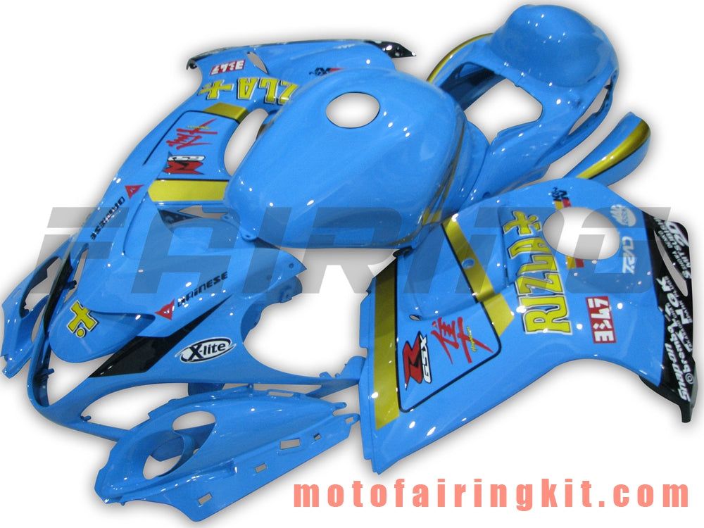 Kits de carenado aptos para GSXR1300 GSX-R 1300 GSXR 1300 2008 - 2016 Molde de inyección de plástico ABS Carrocería completa para motocicleta Marco de carrocería de posventa (azul) B001