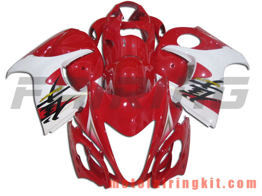 Kits de carenado aptos para GSXR1300 GSX-R 1300 GSXR 1300 2008 - 2016 Molde de inyección de plástico ABS Carrocería completa para motocicleta Marco de carrocería de posventa (rojo y blanco) B003