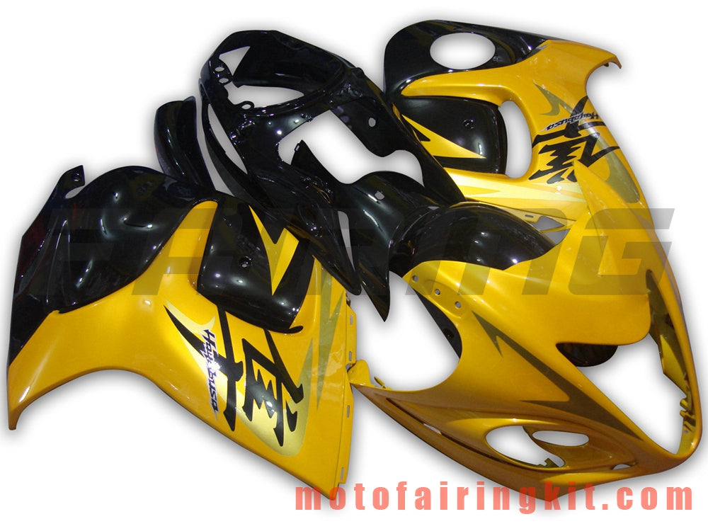 Kits de carenado aptos para GSXR1300 GSX-R 1300 GSXR 1300 2008 - 2016 Molde de inyección de plástico ABS Carrocería completa para motocicleta Marco de carrocería de posventa (amarillo y negro) B008