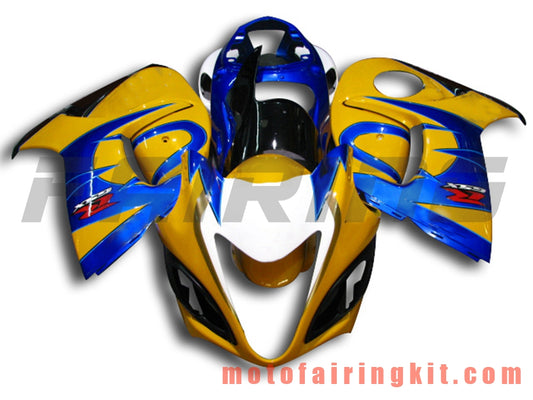 Kits de carenado aptos para GSXR1300 GSX-R 1300 GSXR 1300 2008 - 2016 Molde de inyección de plástico ABS Carrocería completa para motocicleta Marco de carrocería de posventa (amarillo y azul) B013