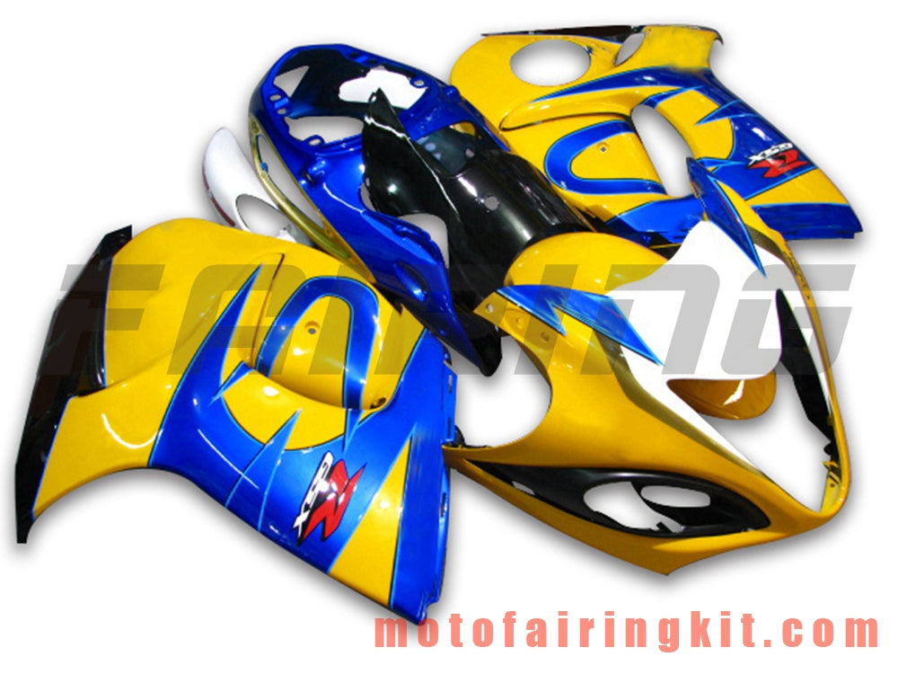 Fairing Kits Fit for GSXR1300 GSX-R 1300 GSXR 1300 2008 - 2016 Plastic ABS Injection Mold Complete Motorcycle Body Aftermarket Bodywork Frame (Yellow & Blue) B013