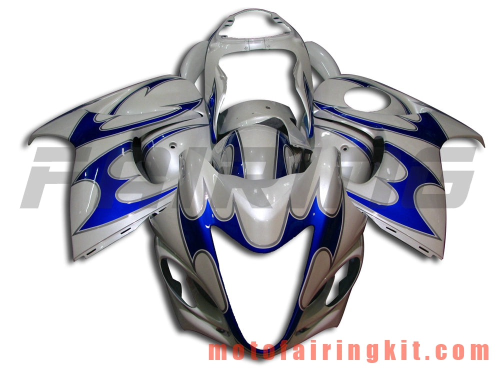 Fairing Kits Fit for GSXR1300 GSX-R 1300 GSXR 1300 2008 - 2016 Plastic ABS Injection Mold Complete Motorcycle Body Aftermarket Bodywork Frame (White & Blue) B015