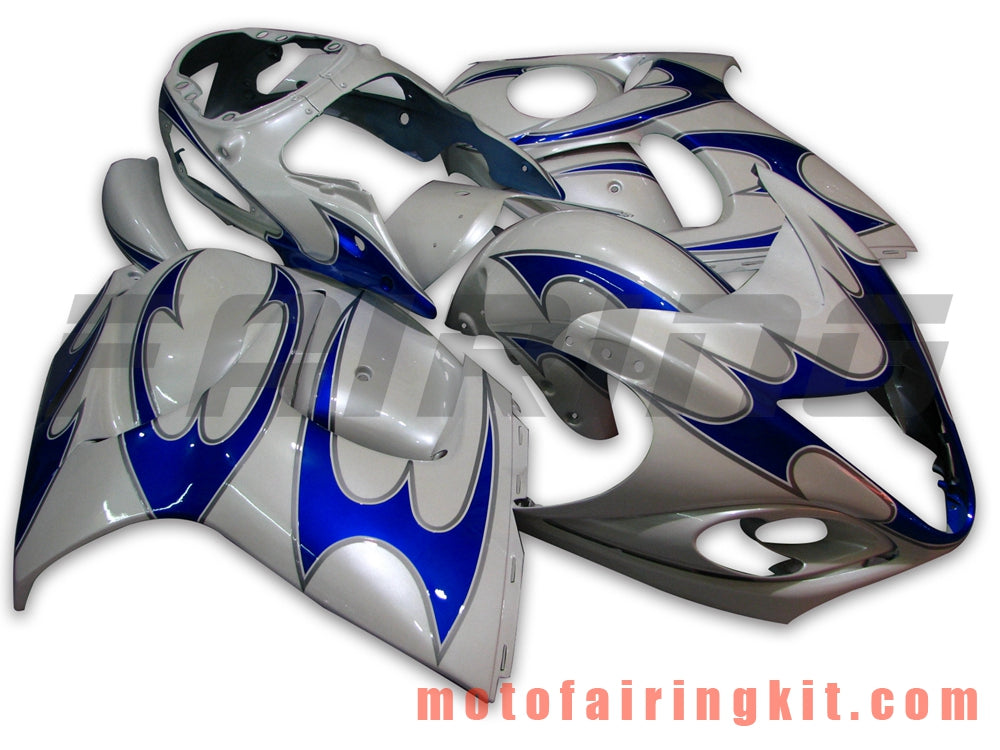 Fairing Kits Fit for GSXR1300 GSX-R 1300 GSXR 1300 2008 - 2016 Plastic ABS Injection Mold Complete Motorcycle Body Aftermarket Bodywork Frame (White & Blue) B015