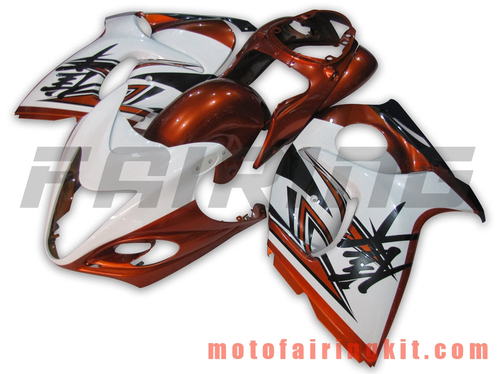 Fairing Kits Fit for GSXR1300 GSX-R 1300 GSXR 1300 2008 - 2016 Plastic ABS Injection Mold Complete Motorcycle Body Aftermarket Bodywork Frame (White & Orange) B019