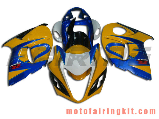 Kits de carenado aptos para GSXR1300 GSX-R 1300 GSXR 1300 2008 - 2016 Molde de inyección de plástico ABS Carrocería completa para motocicleta Carrocería del mercado de accesorios Marco (amarillo y azul) B020