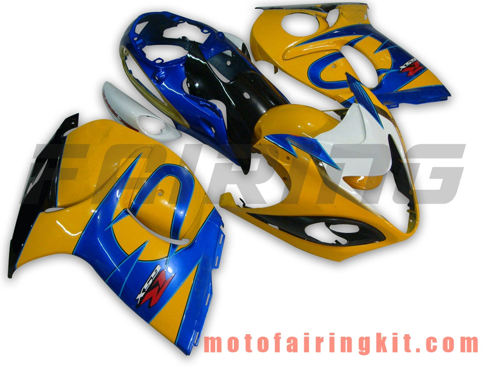 Fairing Kits Fit for GSXR1300 GSX-R 1300 GSXR 1300 2008 - 2016 Plastic ABS Injection Mold Complete Motorcycle Body Aftermarket Bodywork Frame (Yellow & Blue) B020