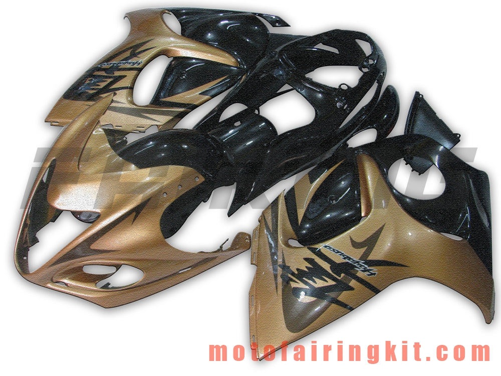 Fairing Kits Fit for GSXR1300 GSX-R 1300 GSXR 1300 2008 - 2016 Plastic ABS Injection Mold Complete Motorcycle Body Aftermarket Bodywork Frame (Gold & Black) B021