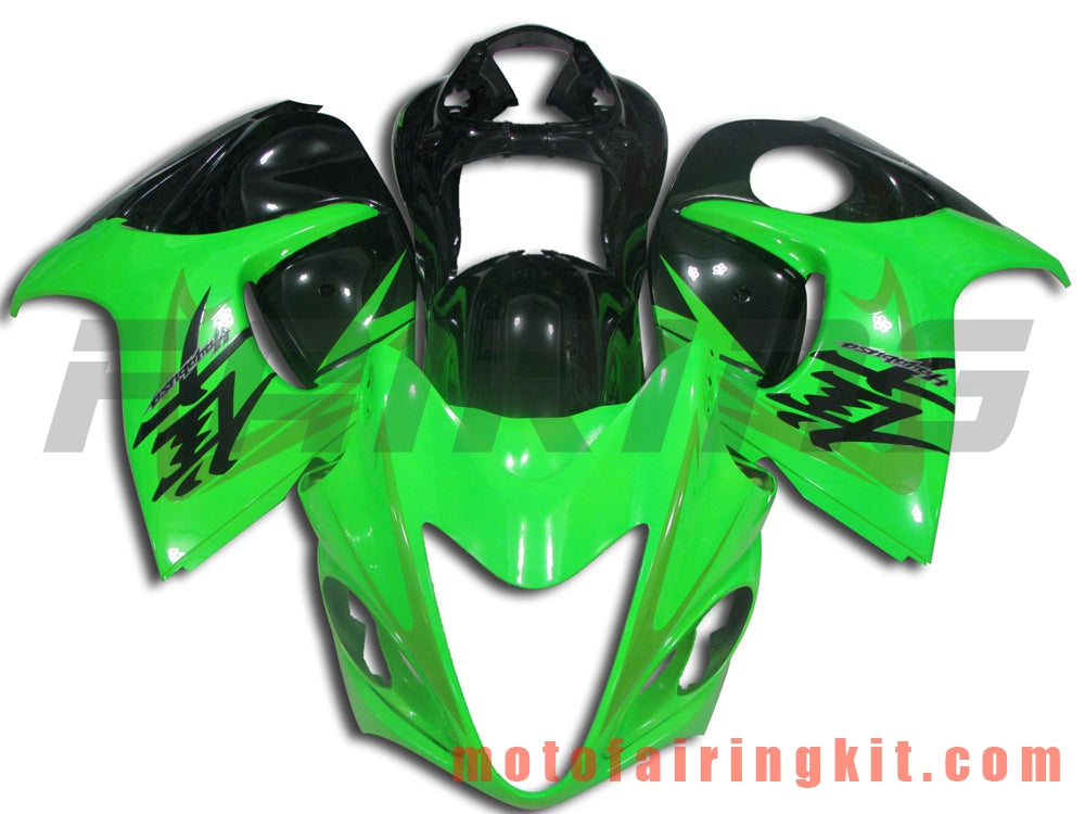 Kits de carenado aptos para GSXR1300 GSX-R 1300 GSXR 1300 2008 - 2016 Molde de inyección de plástico ABS Carrocería completa para motocicleta Marco de carrocería de posventa (verde y negro) B026