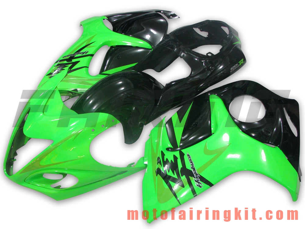 Kits de carenado aptos para GSXR1300 GSX-R 1300 GSXR 1300 2008 - 2016 Molde de inyección de plástico ABS Carrocería completa para motocicleta Marco de carrocería de posventa (verde y negro) B026