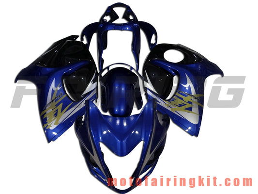 Kits de carenado aptos para GSXR1300 GSX-R 1300 GSXR 1300 2008 - 2016 Molde de inyección de plástico ABS Carrocería completa para motocicleta Marco de carrocería de posventa (azul y negro) B029