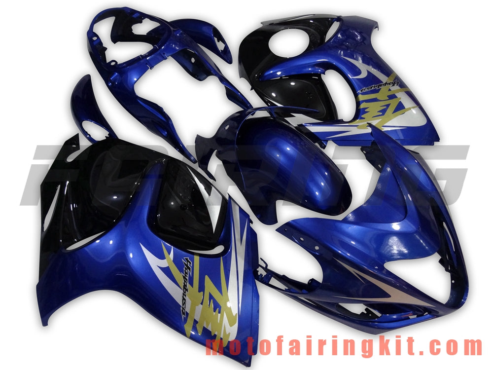 Kits de carenado aptos para GSXR1300 GSX-R 1300 GSXR 1300 2008 - 2016 Molde de inyección de plástico ABS Carrocería completa para motocicleta Marco de carrocería de posventa (azul y negro) B029