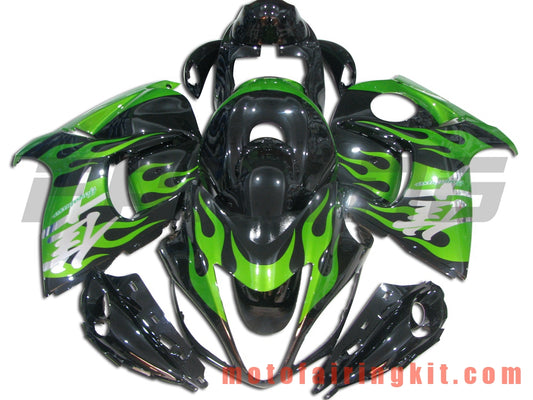 Kits de carenado aptos para GSXR1300 GSX-R 1300 GSXR 1300 2008 - 2016 Molde de inyección de plástico ABS Carrocería completa para motocicleta Marco de carrocería de posventa (verde y negro) B030