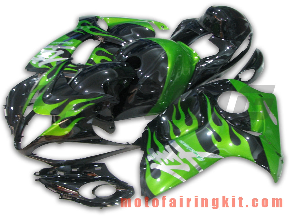 Fairing Kits Fit for GSXR1300 GSX-R 1300 GSXR 1300 2008 - 2016 Plastic ABS Injection Mold Complete Motorcycle Body Aftermarket Bodywork Frame (Green & Black) B030