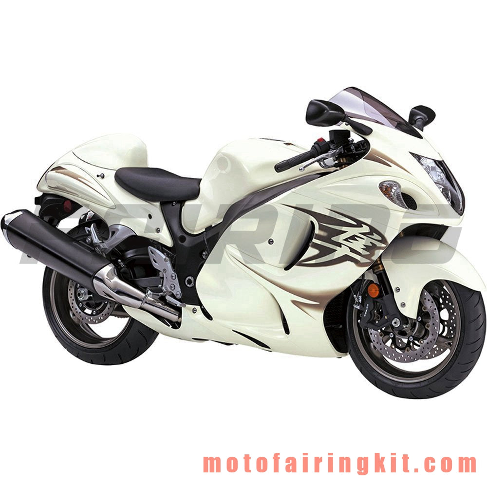 Kits de carenado aptos para GSXR1300 GSX-R 1300 GSXR 1300 2008 - 2016 Molde de inyección de plástico ABS Carrocería completa para motocicleta Carrocería del mercado de accesorios Marco (blanco) B037