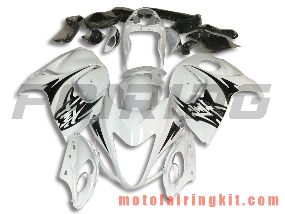 Kits de carenado aptos para GSXR1300 GSX-R 1300 GSXR 1300 2008 - 2016 Molde de inyección de plástico ABS Carrocería completa para motocicleta Marco de carrocería de posventa (blanco y negro) B047